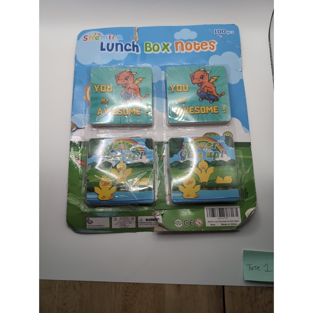 Lunch Box Notes 100 Count. You‎ Are Awesome Never Give Up